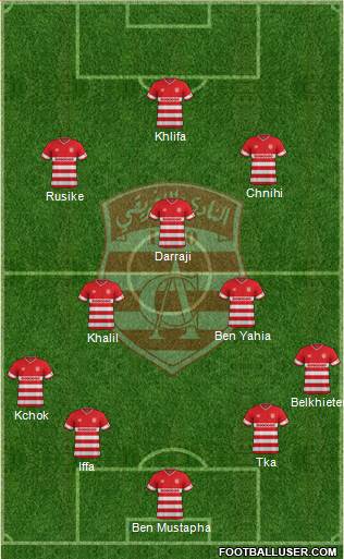 Club Africain Tunis Formation 2017