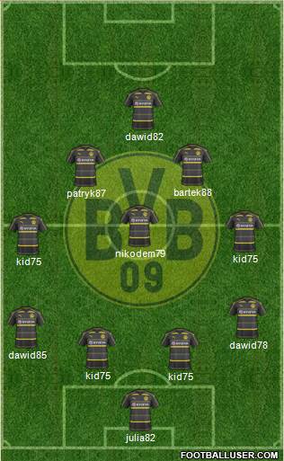 Borussia Dortmund Formation 2017