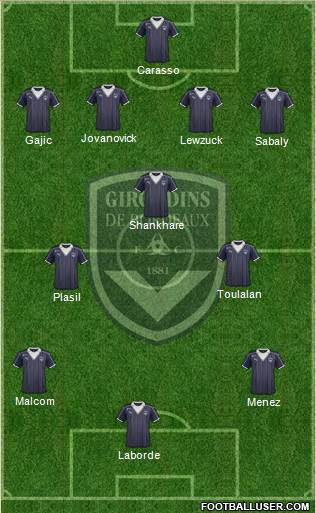 FC Girondins de Bordeaux Formation 2017