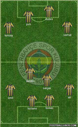 Fenerbahçe SK Formation 2017