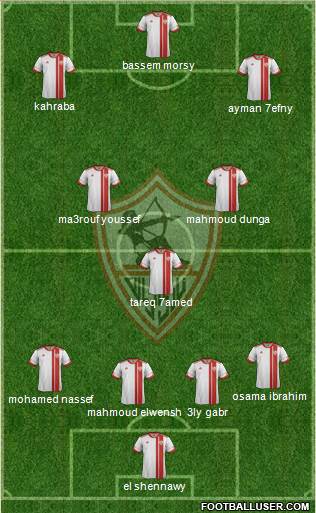 Zamalek Sporting Club football formation