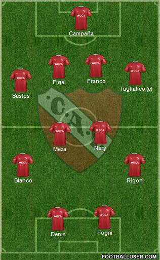 Independiente Formation 2017