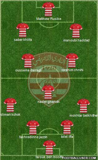 Club Africain Tunis Formation 2017