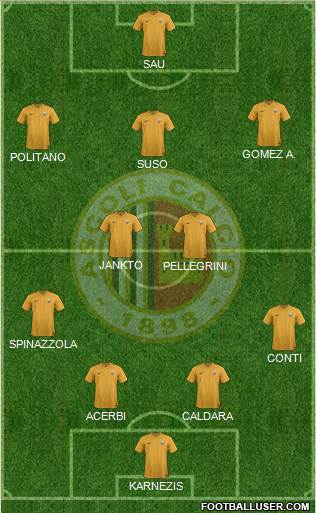 Ascoli football formation