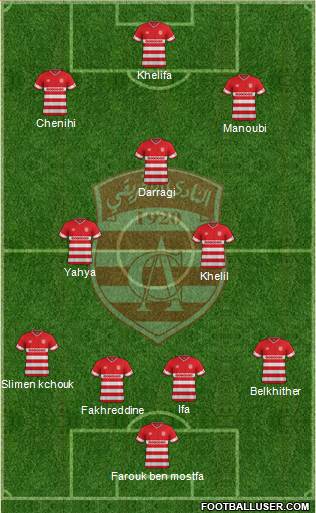 Club Africain Tunis Formation 2017