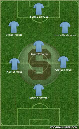 CD Saprissa football formation