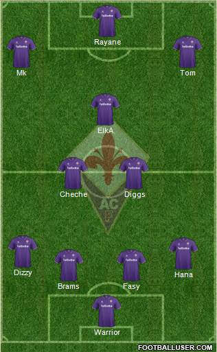 Fiorentina Formation 2017
