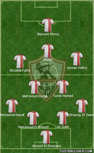 Zamalek Sporting Club Formation 2017