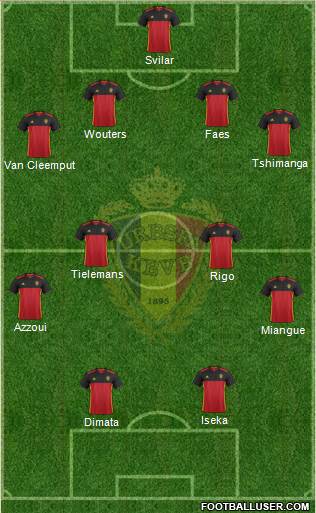 Belgium Formation 2017