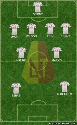 CC Deportes Tolima Formation 2017