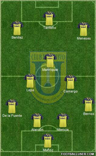 CCD Universidad de Concepción football formation