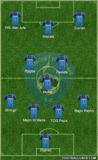 Chamois Niortais Football Club Formation 2017