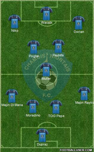 Chamois Niortais Football Club Formation 2017