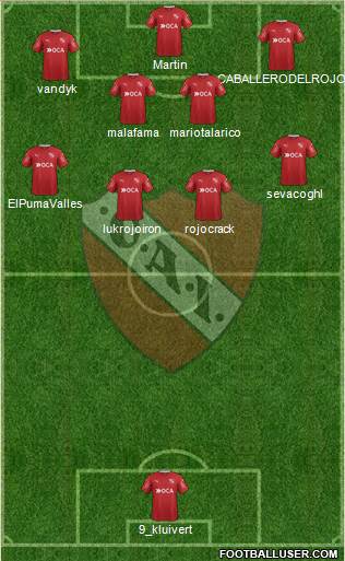 Independiente Formation 2017