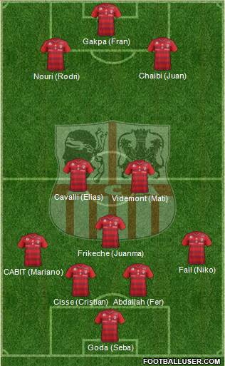 Athletic Club Ajaccien Football Formation 2017