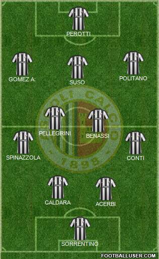 Ascoli football formation