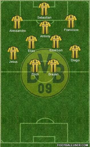 Borussia Dortmund Formation 2017