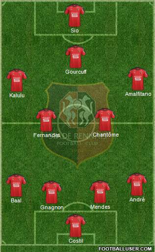 Stade Rennais Football Club Formation 2017