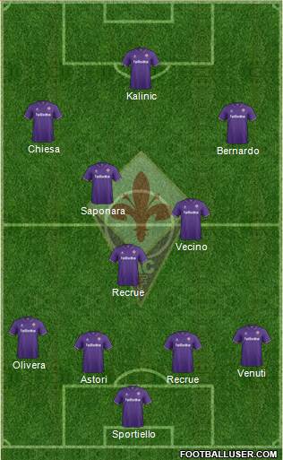 Fiorentina Formation 2017