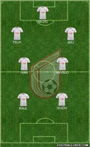 FK Vozdovac Beograd Formation 2017