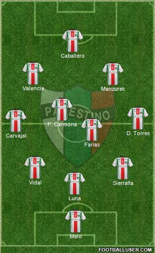 CD Palestino S.A.D.P. Formation 2017