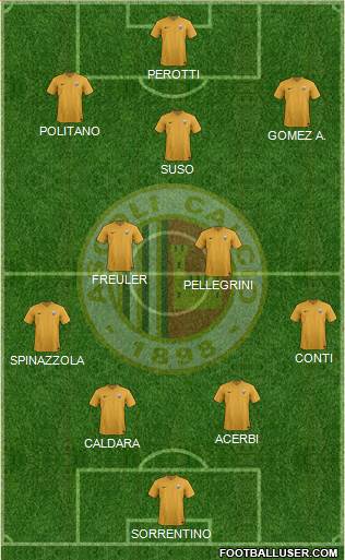 Ascoli football formation