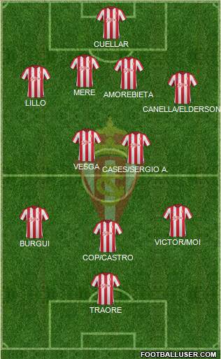 Real Sporting S.A.D. Formation 2017