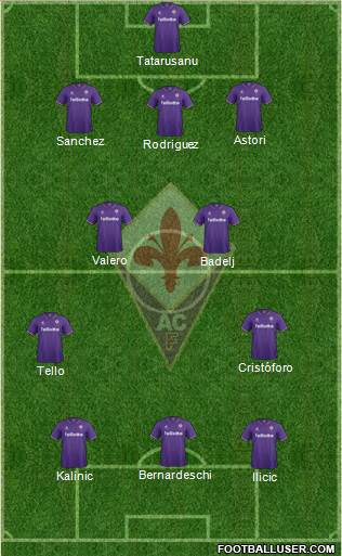 Fiorentina Formation 2017