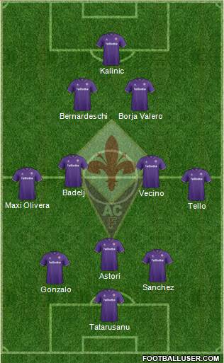 Fiorentina Formation 2017