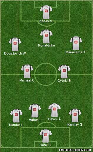 Derby County 4-2-3-1 football formation