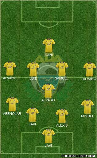 A.D. Alcorcón Formation 2017