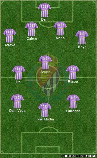 R. Valladolid C.F., S.A.D. Formation 2017
