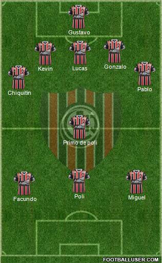 Chacarita Juniors Formation 2017