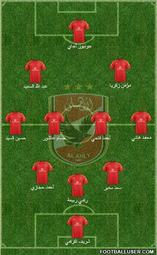 Al-Ahly Sporting Club Formation 2017