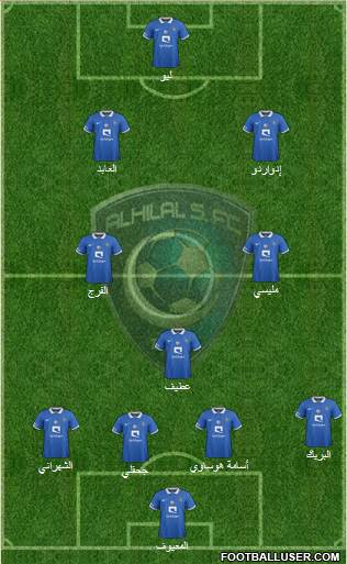 Al-Hilal (KSA) Formation 2017