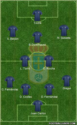 Real Oviedo S.A.D. Formation 2017