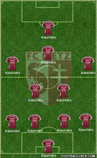 Football Club de Metz Formation 2017