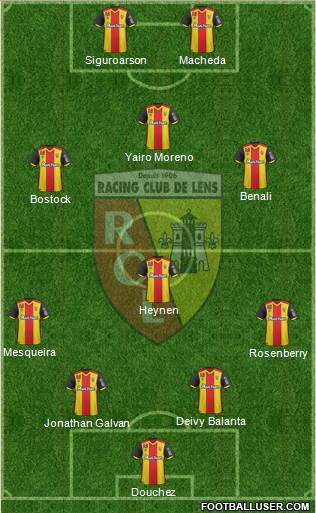Racing Club de Lens Formation 2017