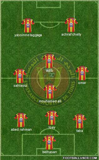 Espérance Sportive de Tunis football formation