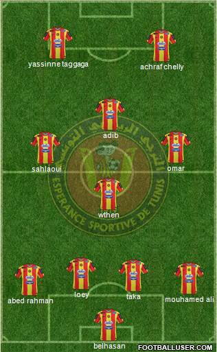 Espérance Sportive de Tunis football formation