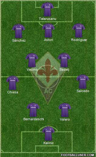 Fiorentina Formation 2017