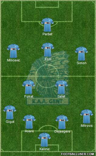 KAA Gent Formation 2017