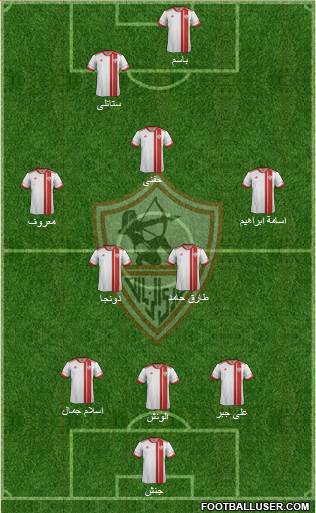Zamalek Sporting Club Formation 2017