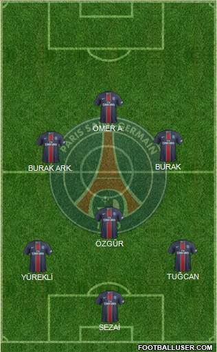 Paris Saint-Germain Formation 2017