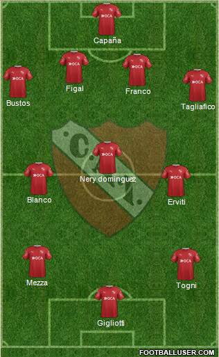Independiente Formation 2017
