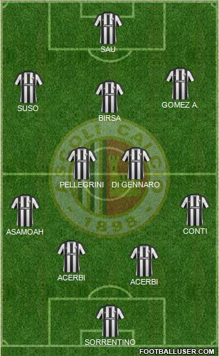 Ascoli football formation