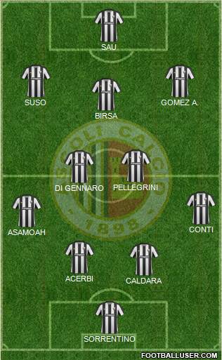 Ascoli football formation