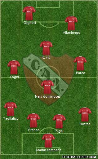 Independiente Formation 2017