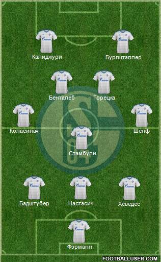 FC Schalke 04 Formation 2017