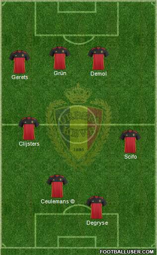 Belgium Formation 2017